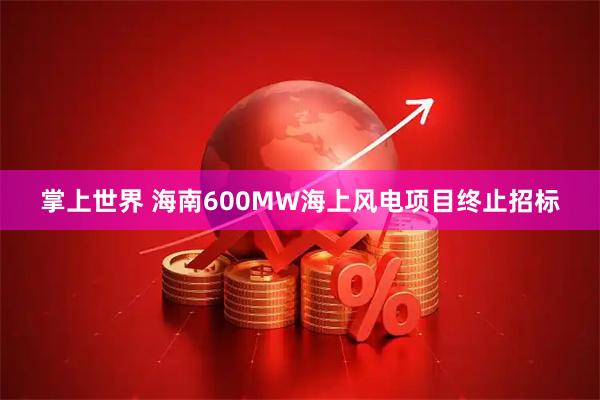 掌上世界 海南600MW海上风电项目终止招标